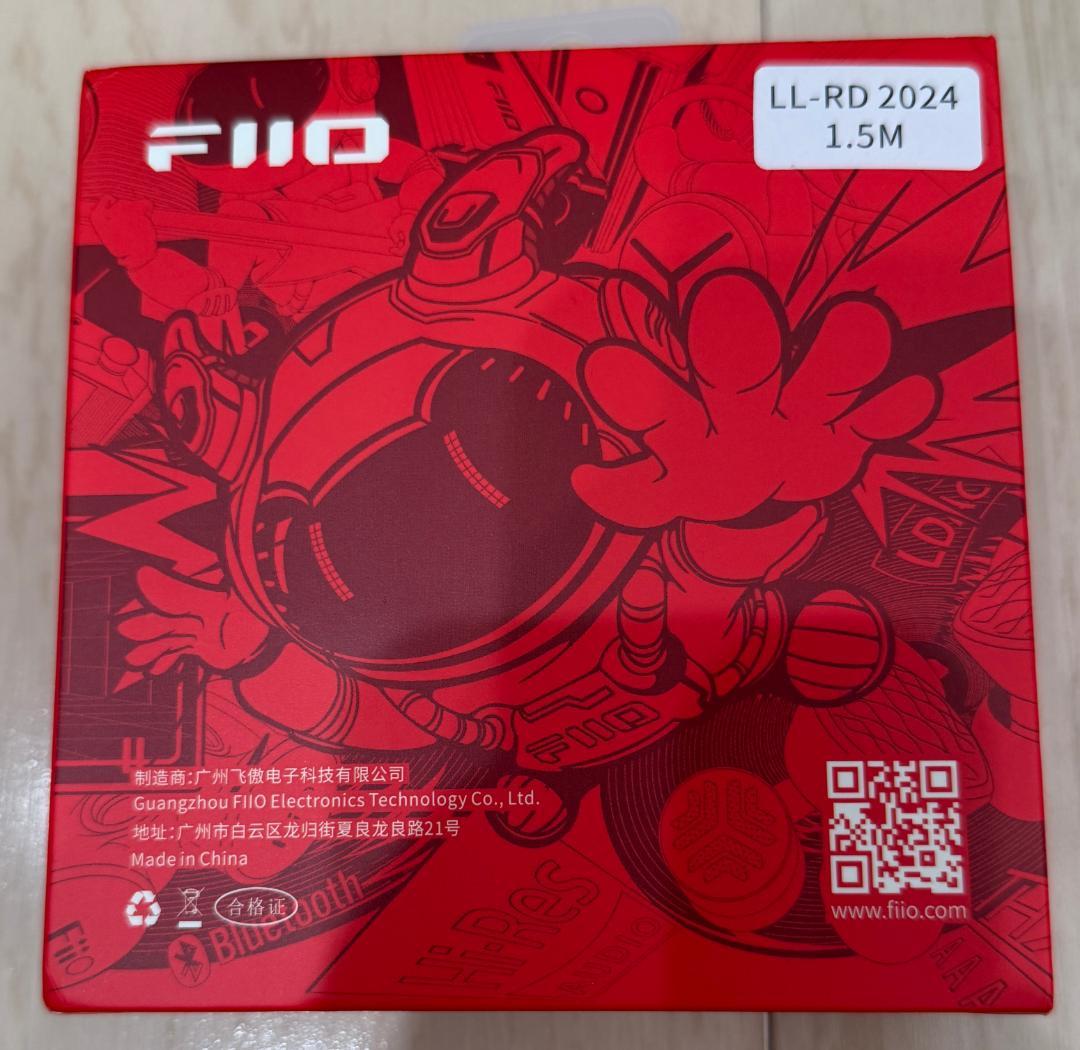 ヘッドホン FIIO LL-RD 2024 4.4mm/3.5mm - 3.5mm Dual
