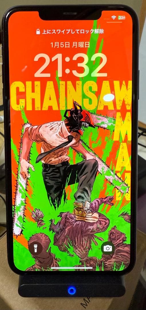 メ*ガ様 iPhone11 Pro Max 256GBミッドナイトグリーン※充電