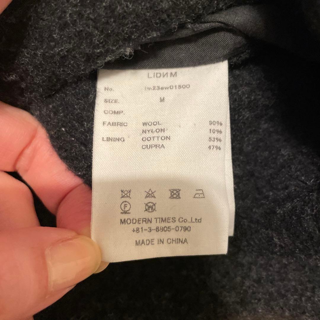 Lidnm(リドム) SHAWL COLLAR REVER COAT Mサイズ