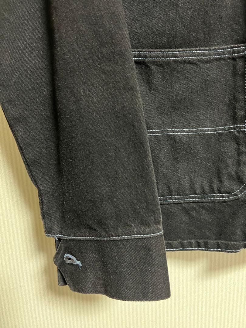 希少カラー「USA製」POINTER ブラックデニム　カバーオール　ポインター