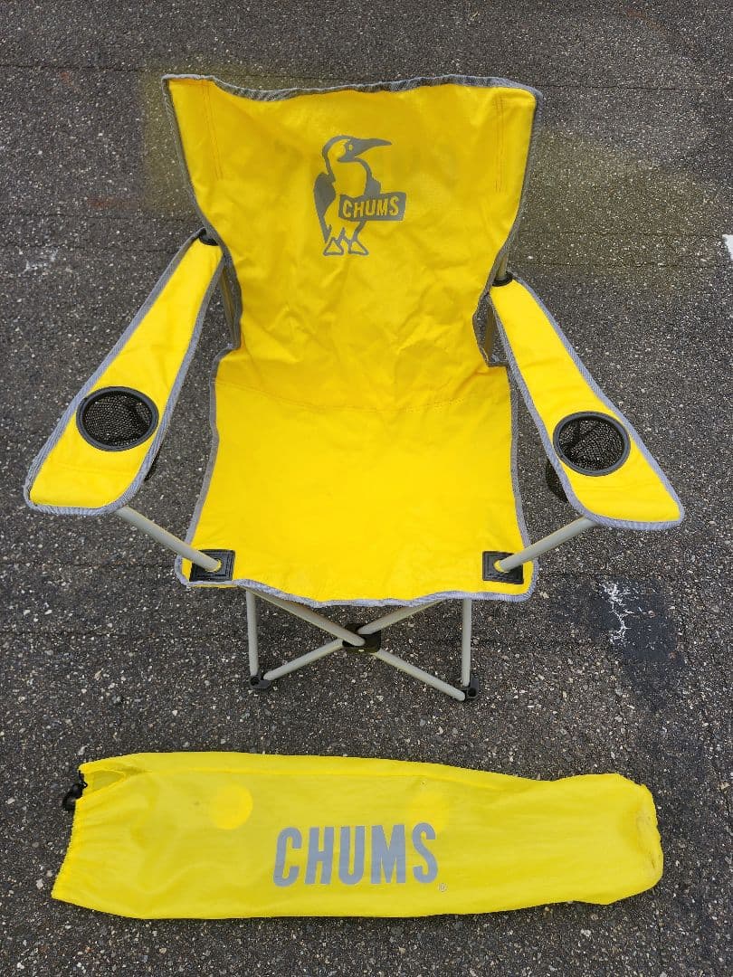 CHUMSチャムス×フリークスストア 別注 黄色アウトドアチェア2セット