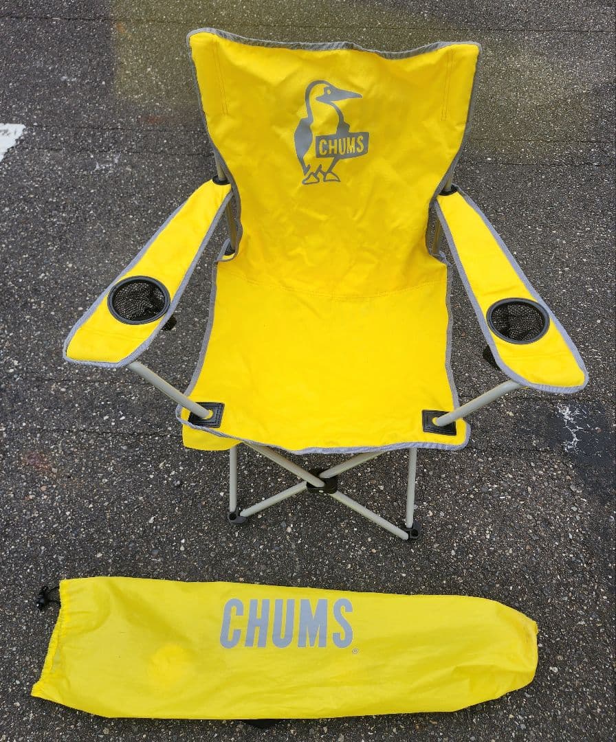 CHUMSチャムス×フリークスストア 別注 黄色アウトドアチェア2セット