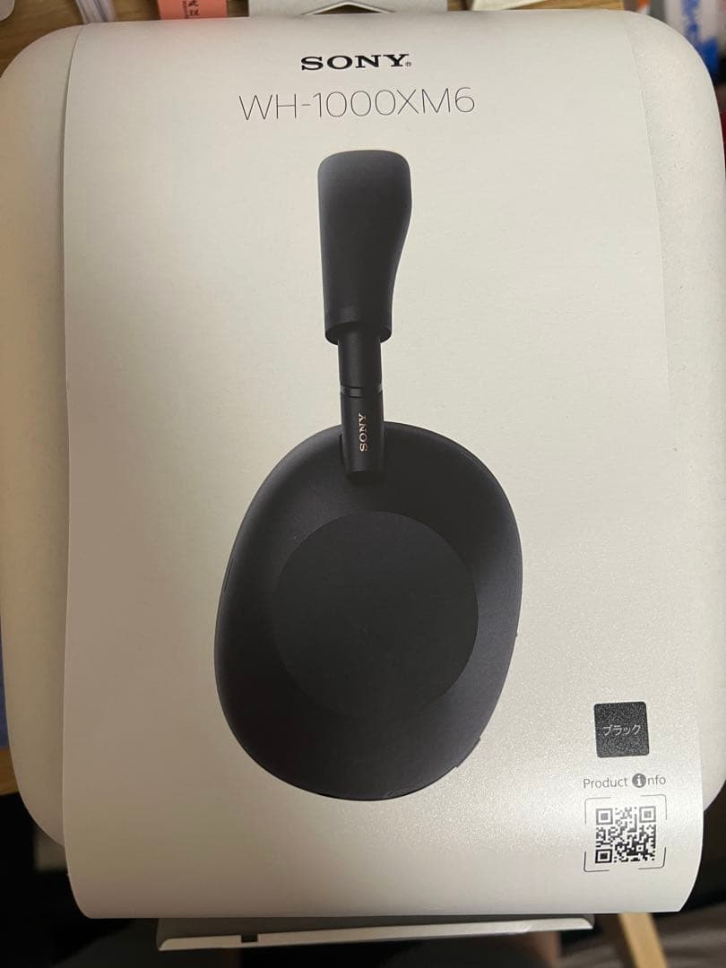 SONY ブルートゥースヘッドホン ブラック WH-1000XM6