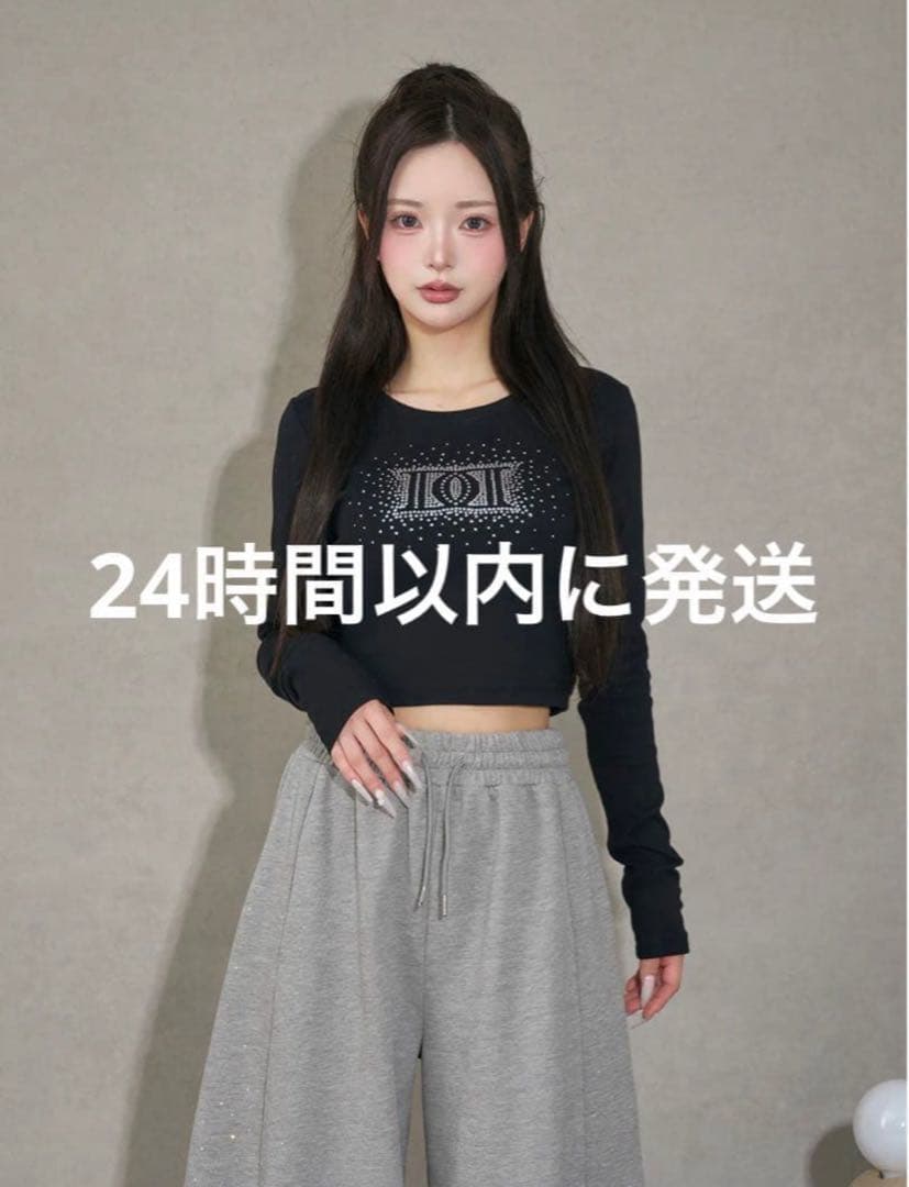 ダーリッチ darich シャイニーDDロゴコンパクトロングTシャツ