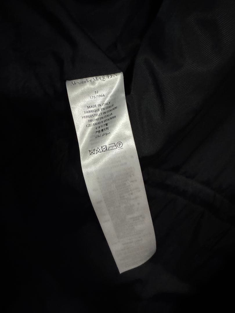 Alexander McQueen ブラックモッズコート