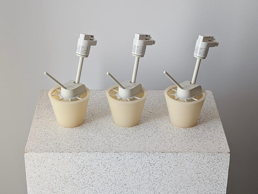 廃盤 00s OLD ハロゲン スポット ダクトレールライト ランプ 3Pセット