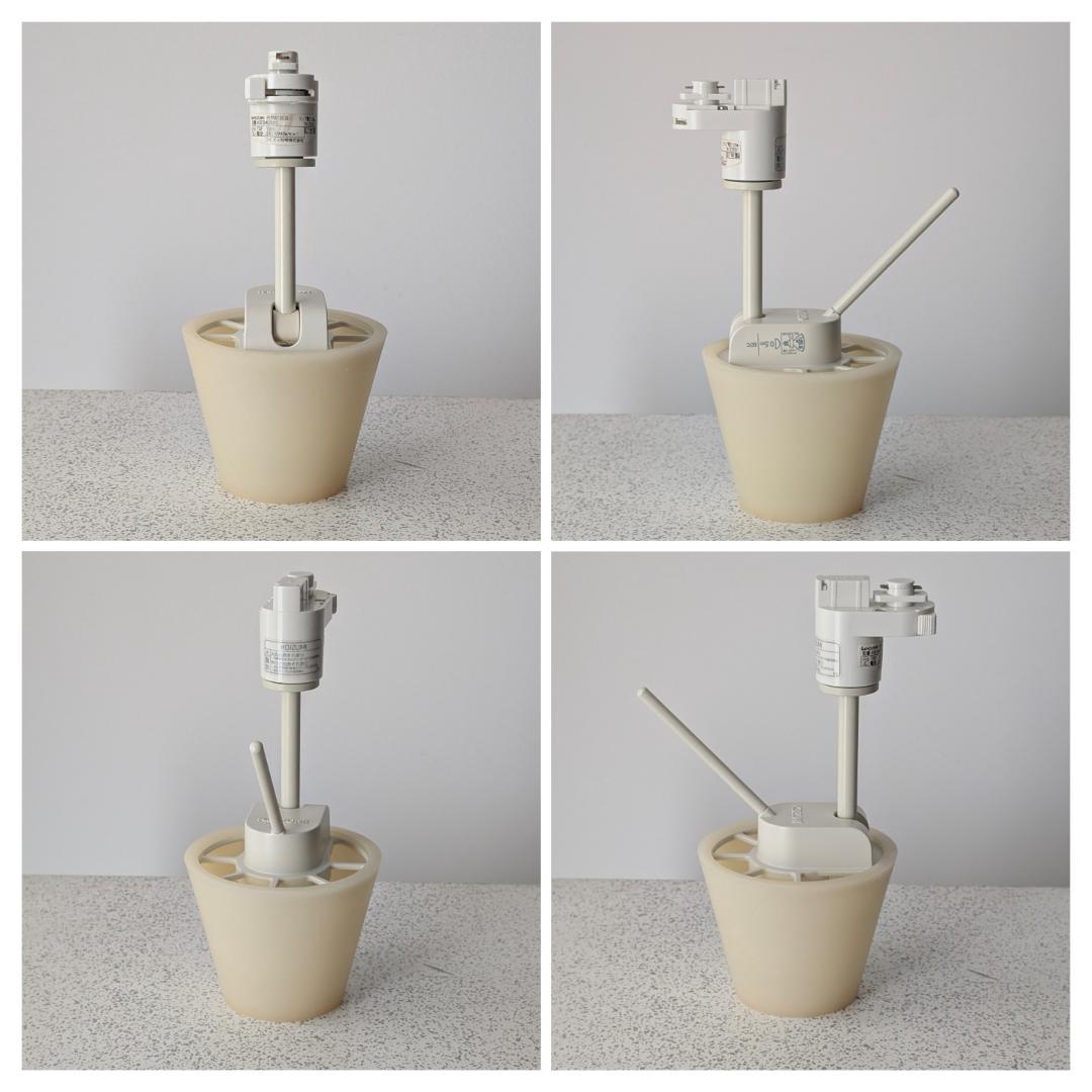 廃盤 00s OLD ハロゲン スポット ダクトレールライト ランプ 3Pセット