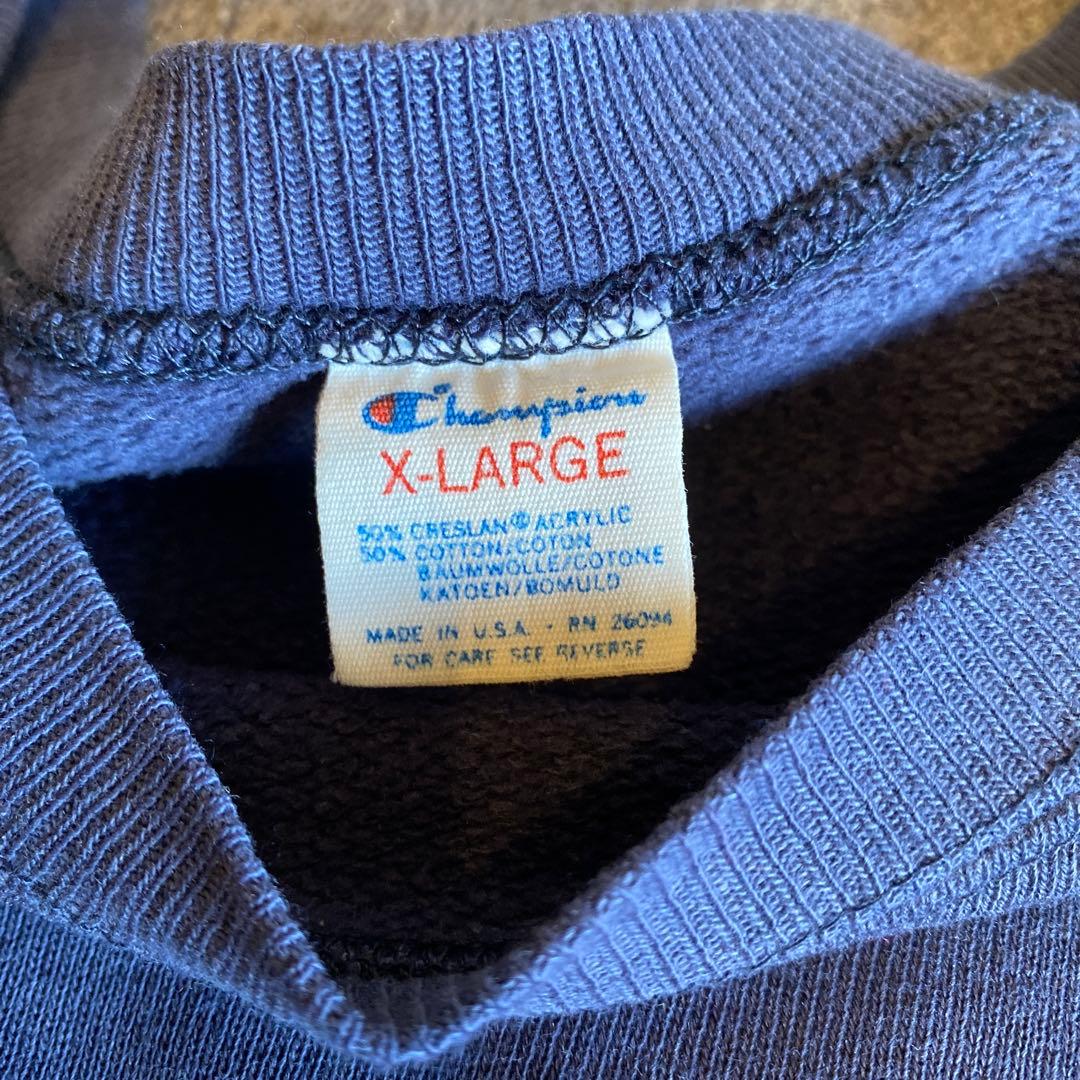 80's champion トリコタグ north dakota uni. 3段