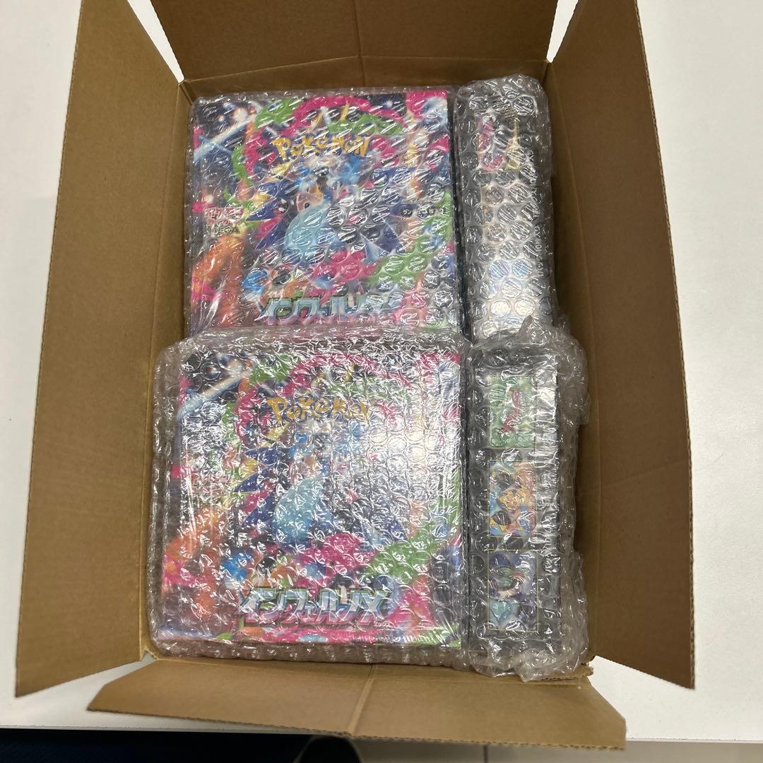 ポケモンカード、インフェルノＸ4BOX メガドリームex2BOXシュリンク付き。