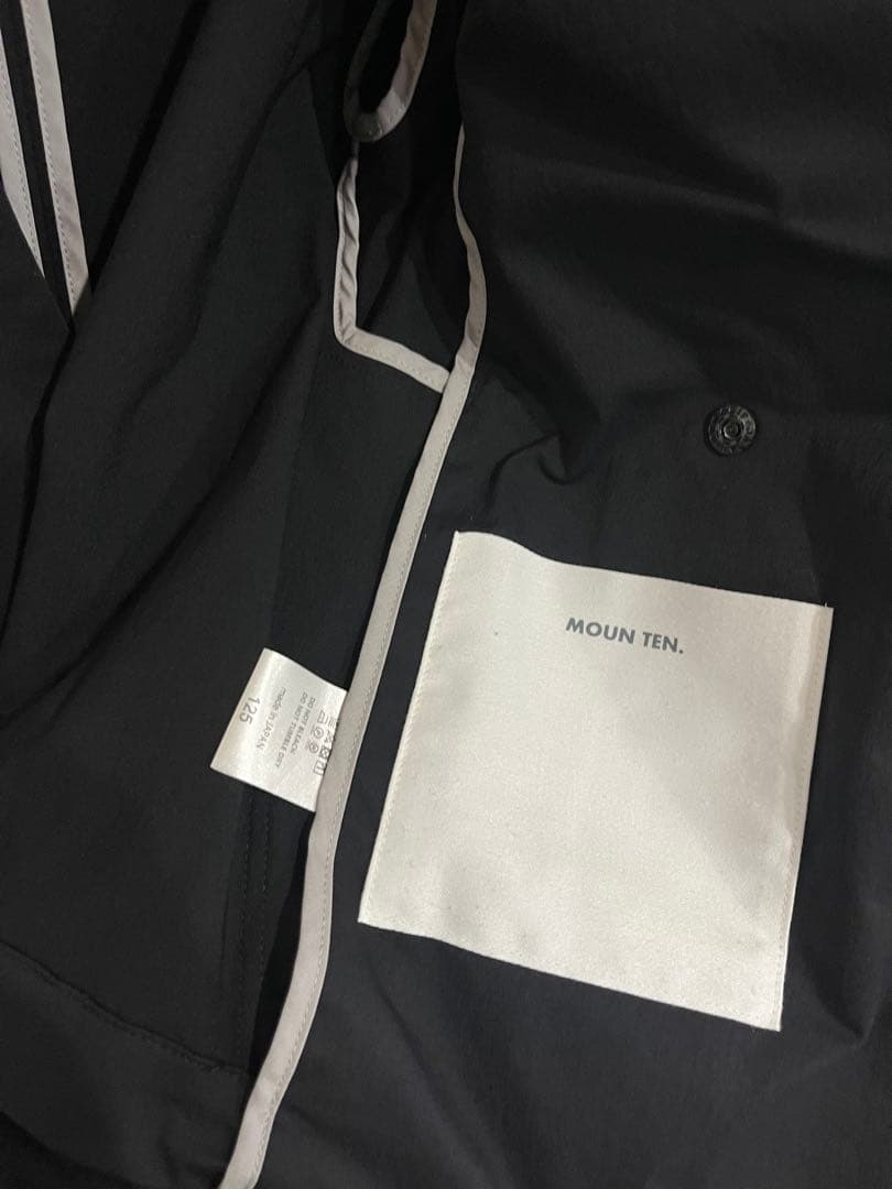 moun.ten マウンテン スーツ セットアップ 3点セット 125 黒