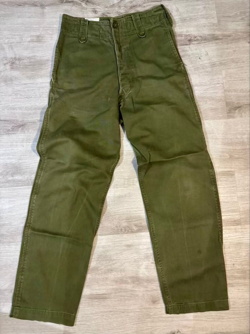 375 【希少・1966年製】イギリス軍 実物 バトルドレス トラウザーズ