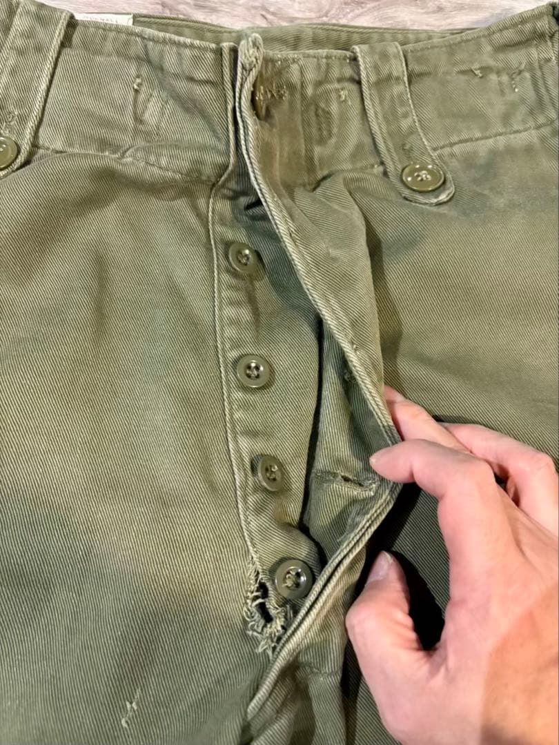 375 【希少・1966年製】イギリス軍 実物 バトルドレス トラウザーズ
