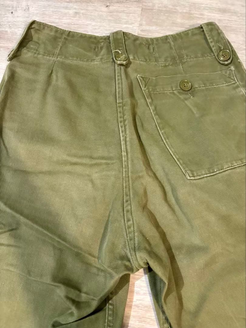 375 【希少・1966年製】イギリス軍 実物 バトルドレス トラウザーズ