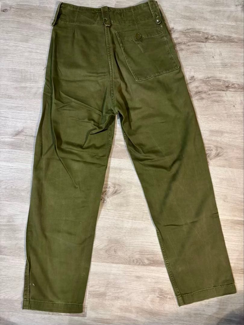 375 【希少・1966年製】イギリス軍 実物 バトルドレス トラウザーズ