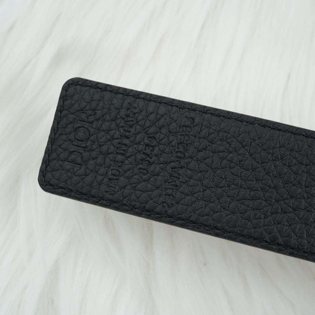 未使用品　箱・カード付き　Christian Dior ベルト　CDロゴグラム