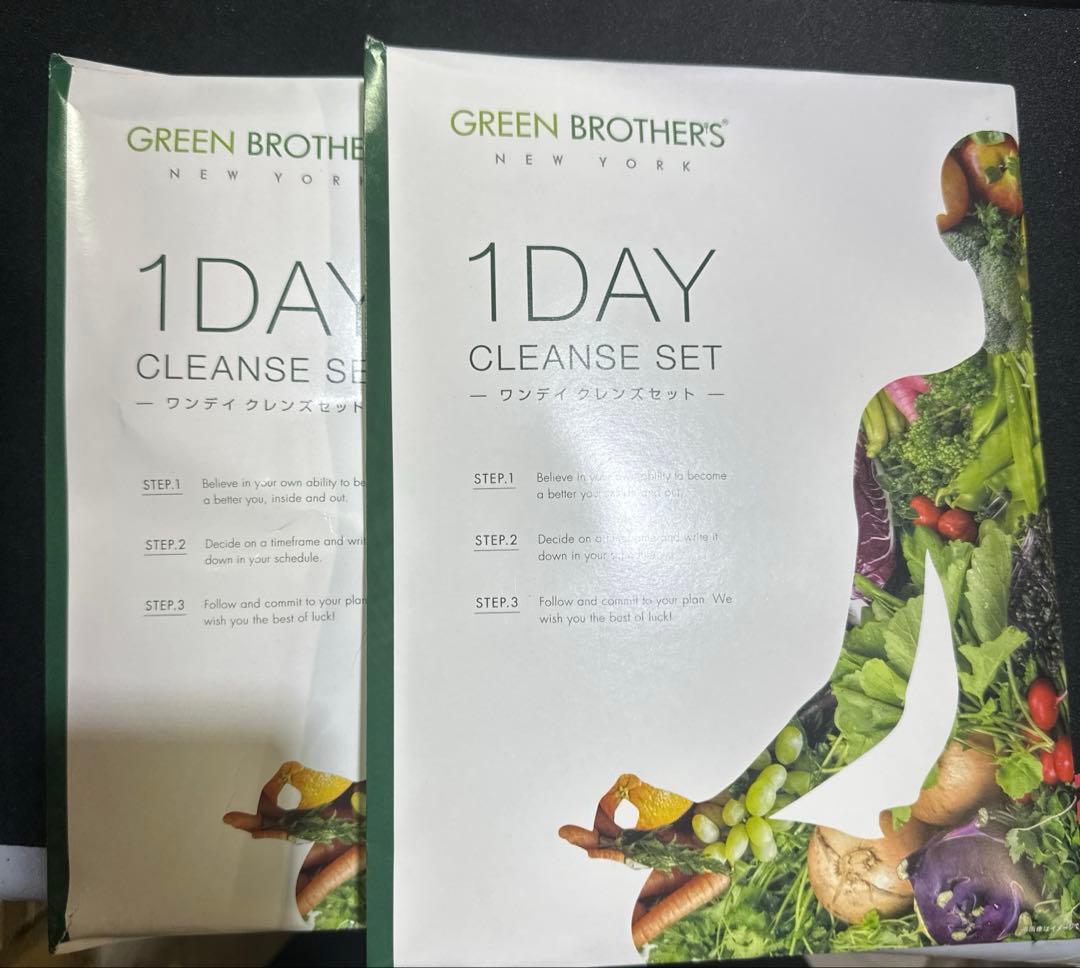 【新品】GREEN BROTHERS 1DAY CLEANSE SET2点セット