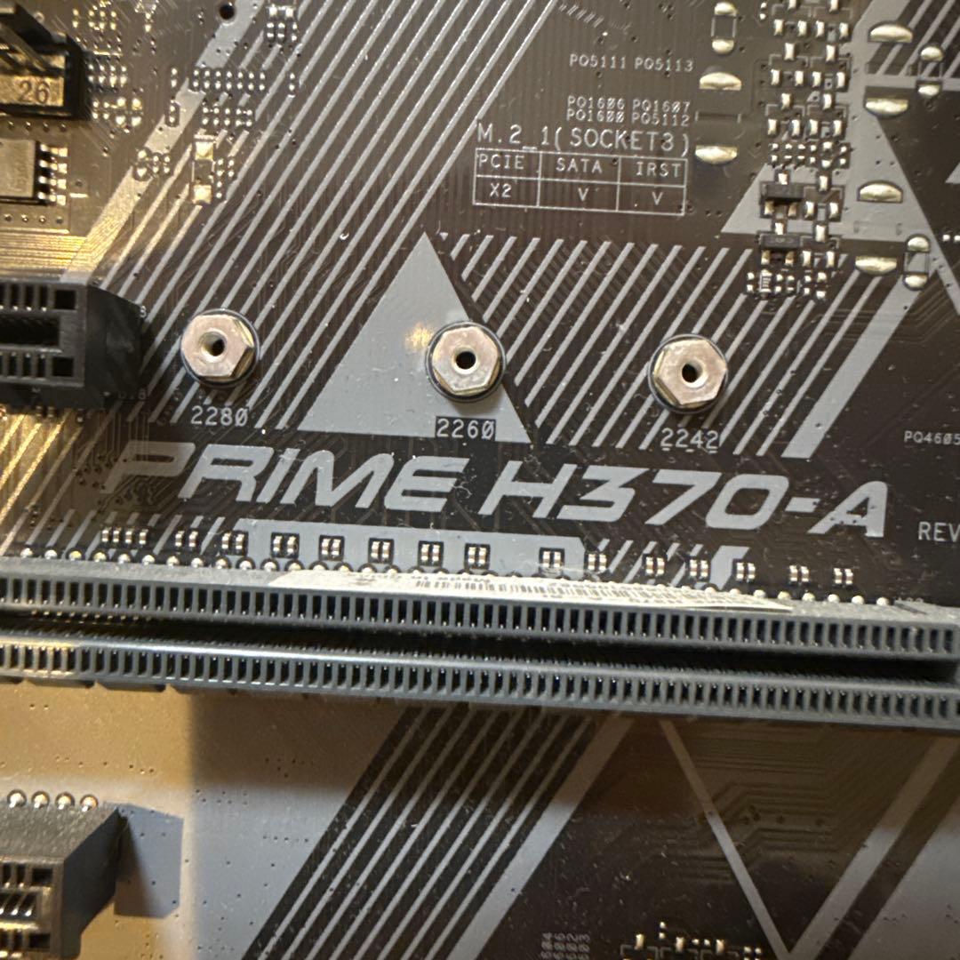 P*店様 1⭐️ASUS PRIME H370-A + Core i7-9700