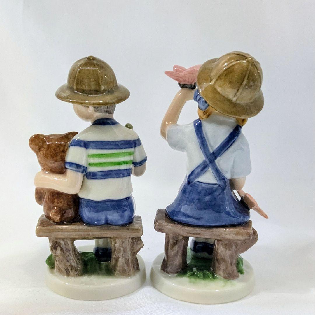 R コペンハーゲン　ミレニアム2004年プレート　フィギュリン2体　プラケット