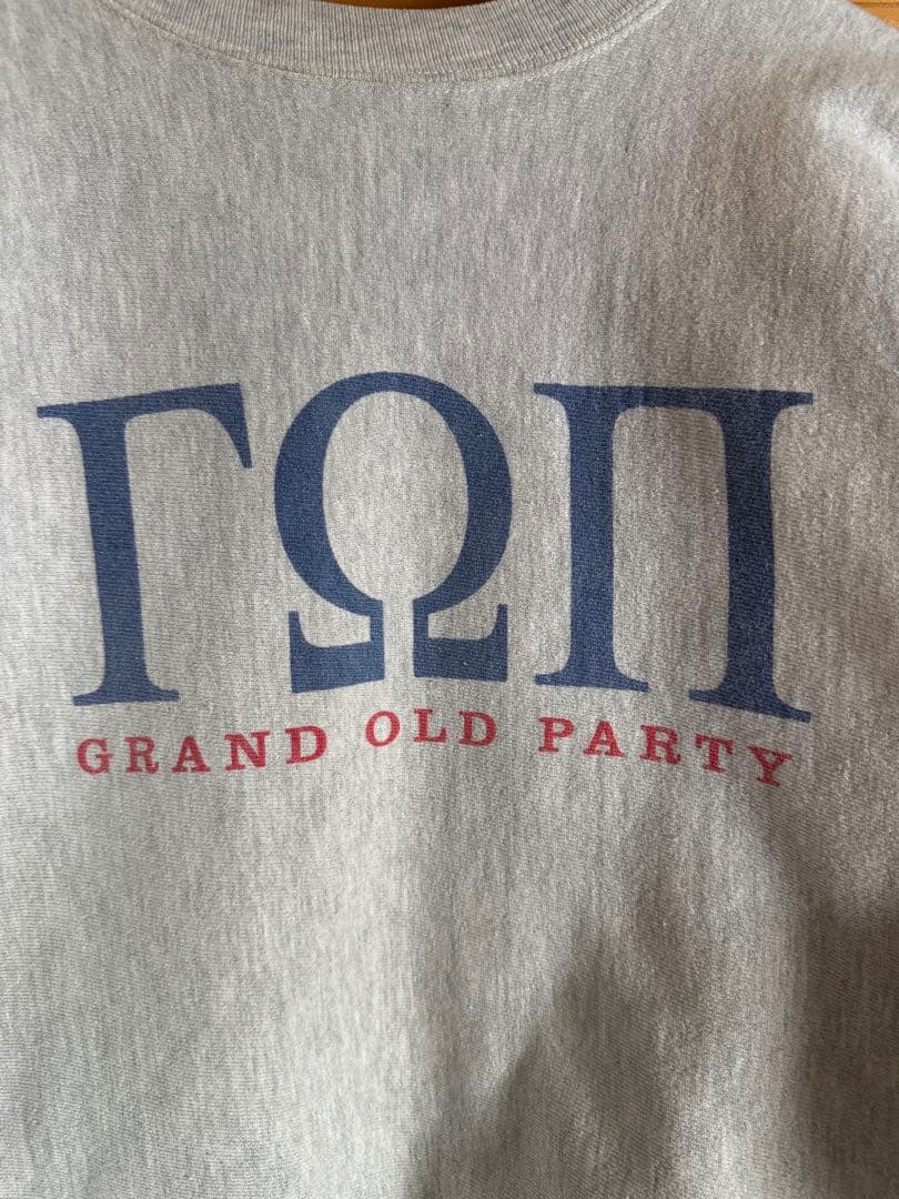 Champion 90s 染み込み リバースウィーブ GOD