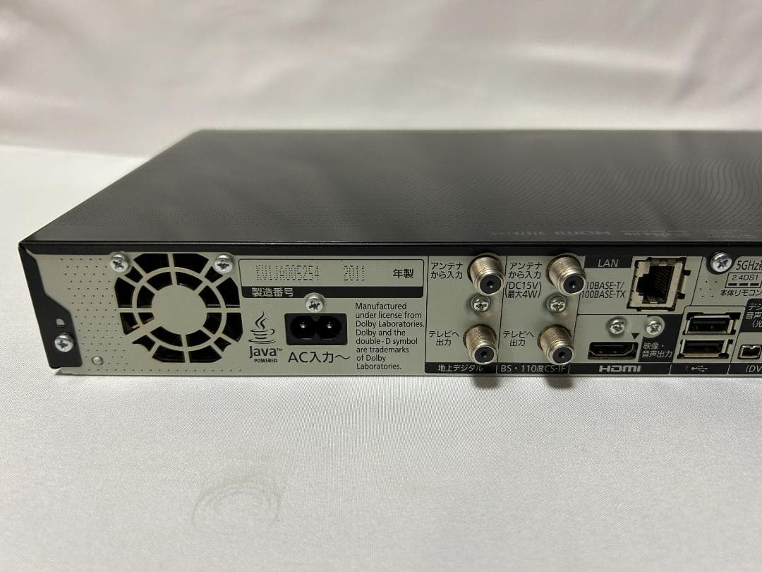 Panasonic DIGAブルーレイ DMR-BZT810 1TB3チューナー