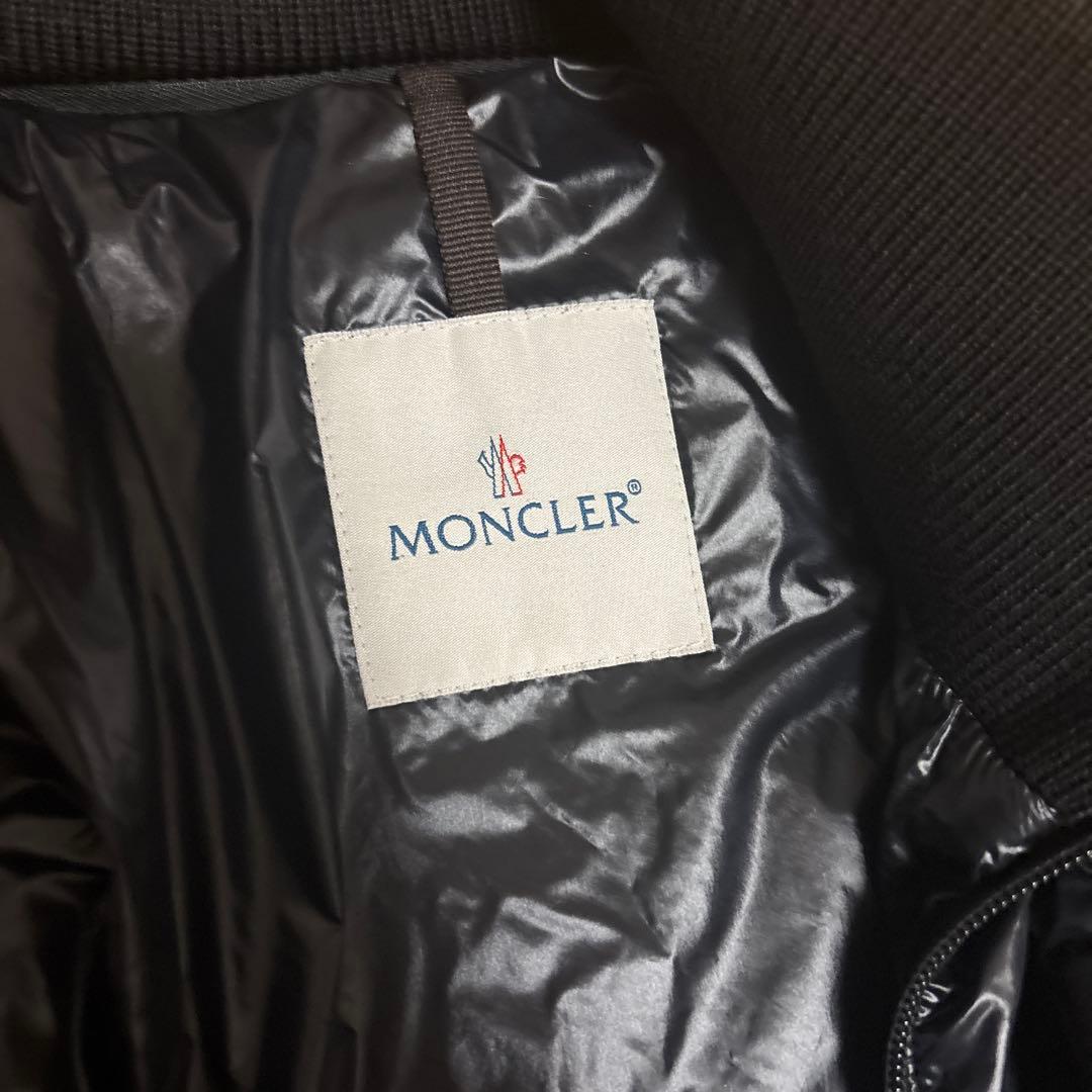 6 MONCLER DUBBO ダウンジャケット XXL 黒 レイヤード風　本物