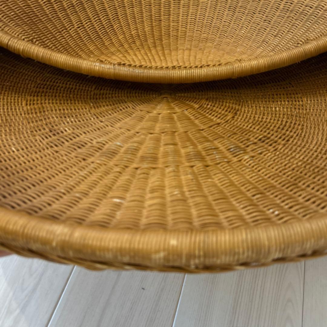 IDEE ラタン 円形座椅子 ブラウン POD スツール