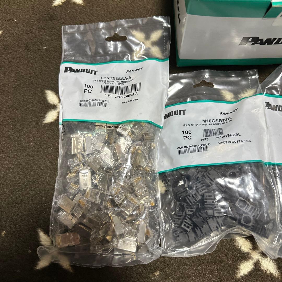 PANDUIT SPS-6X88-C CAT6AシールドモジュラープラグRJ45