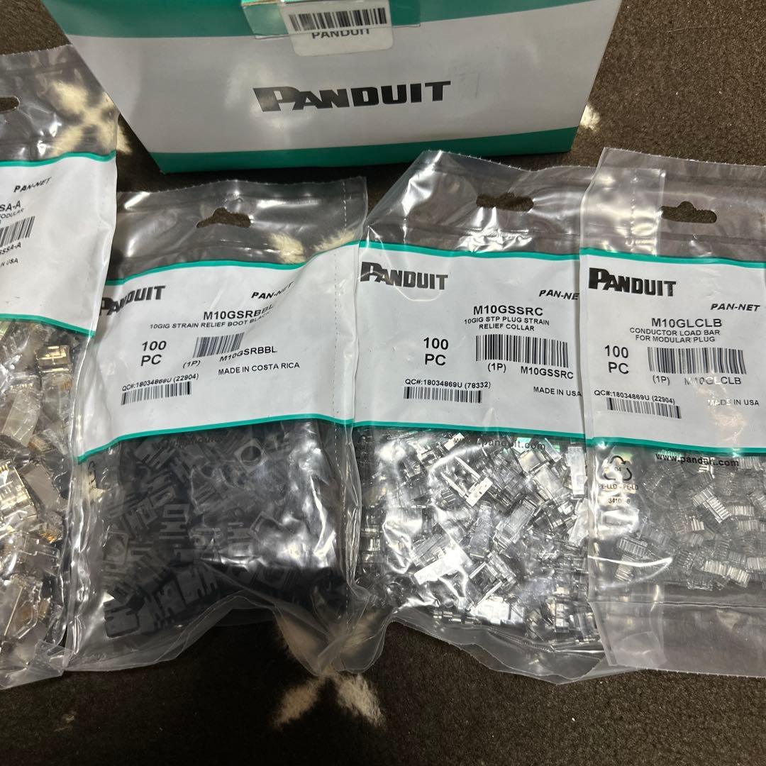 PANDUIT SPS-6X88-C CAT6AシールドモジュラープラグRJ45
