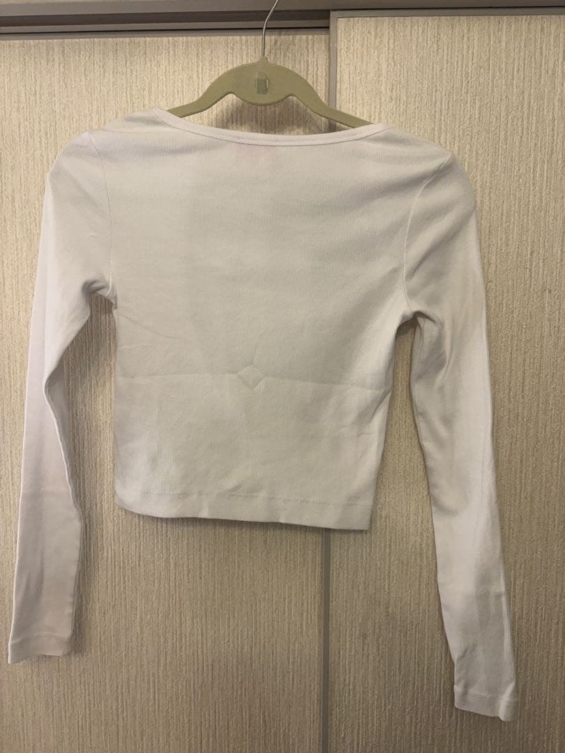 DIESEL ホワイト 長袖 Tシャツ Sサイズ