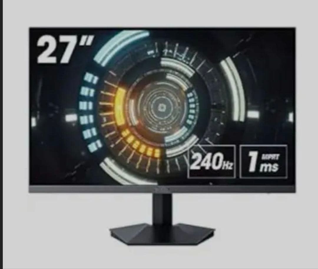 KOORUI 27インチ 240Hz ゲーミングモニター