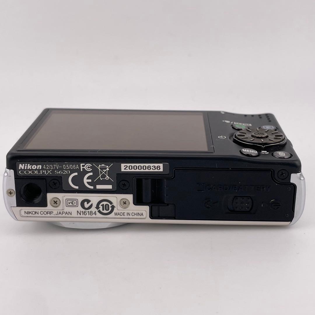 実写美⭕️良品【動作確認済】 Nikon COOLPIX S620 デジカメ