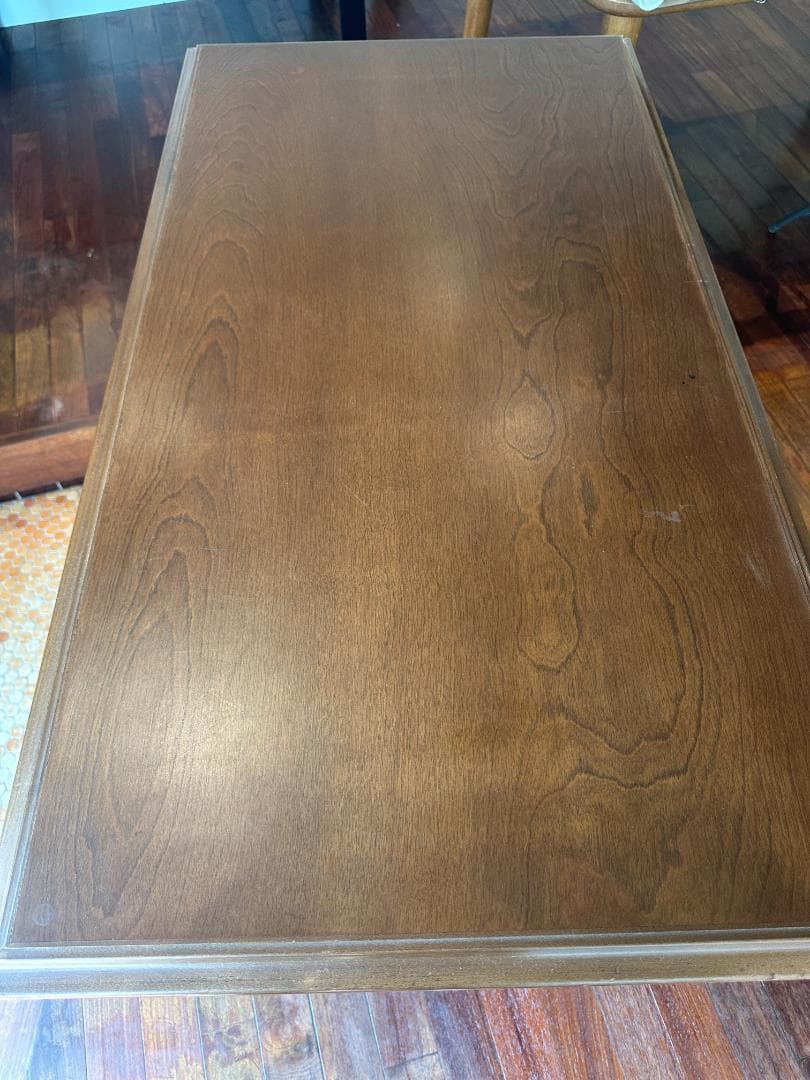 東海家具 ヴィンテージデスク 片袖 モダン クラシック サクラ材 書斎机 デスク