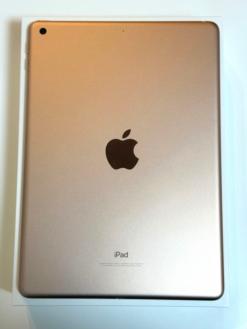 【美品】iPad 32GB ローズゴールド（第6世代） Wi-Fiモデル 稼動品