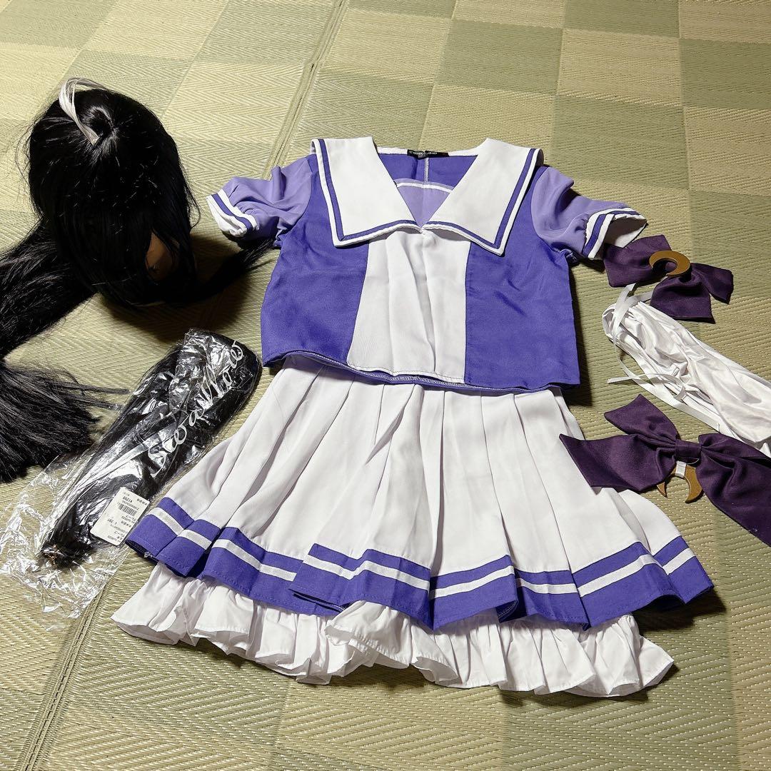 ウマ娘　マンハッタンカフェ コスプレ衣装 ウィッグ付