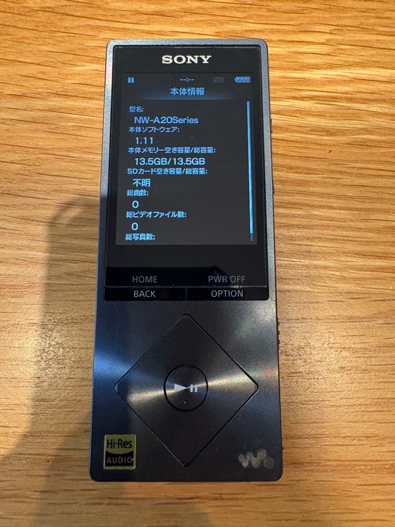 SONY・ ウォークマン・NW-A25 ・16GB・Bluetooth 対応