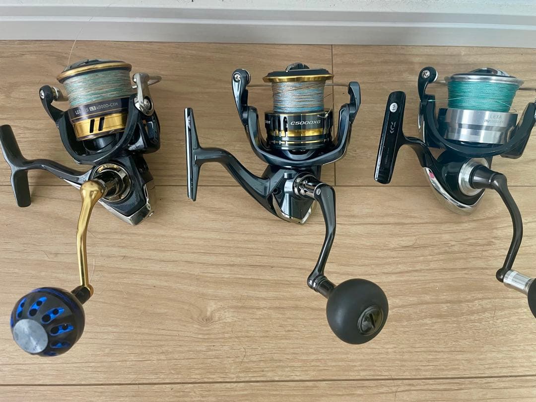 スピニングリール3個セット★ジャンク★