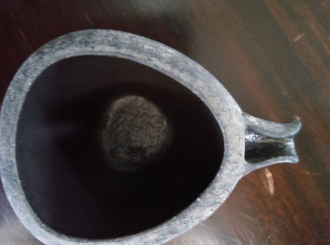 稀少　縄文式焼成　片口　猪口