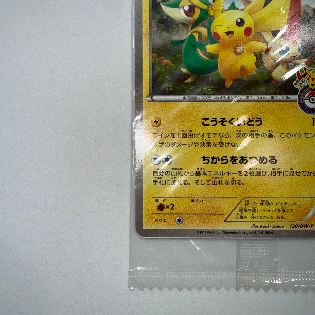 【未開封】ピカチュウ PROMO BW-Pプロモカード 120/BW-P