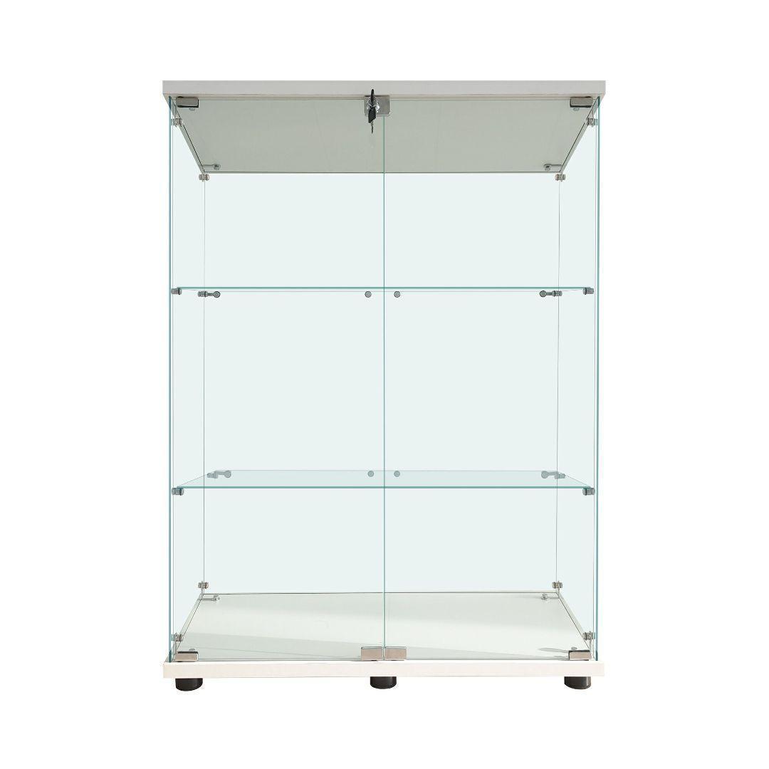 ガラスケース 3段両扉x1999コレクションケース フィギュア 棚 ショーケース