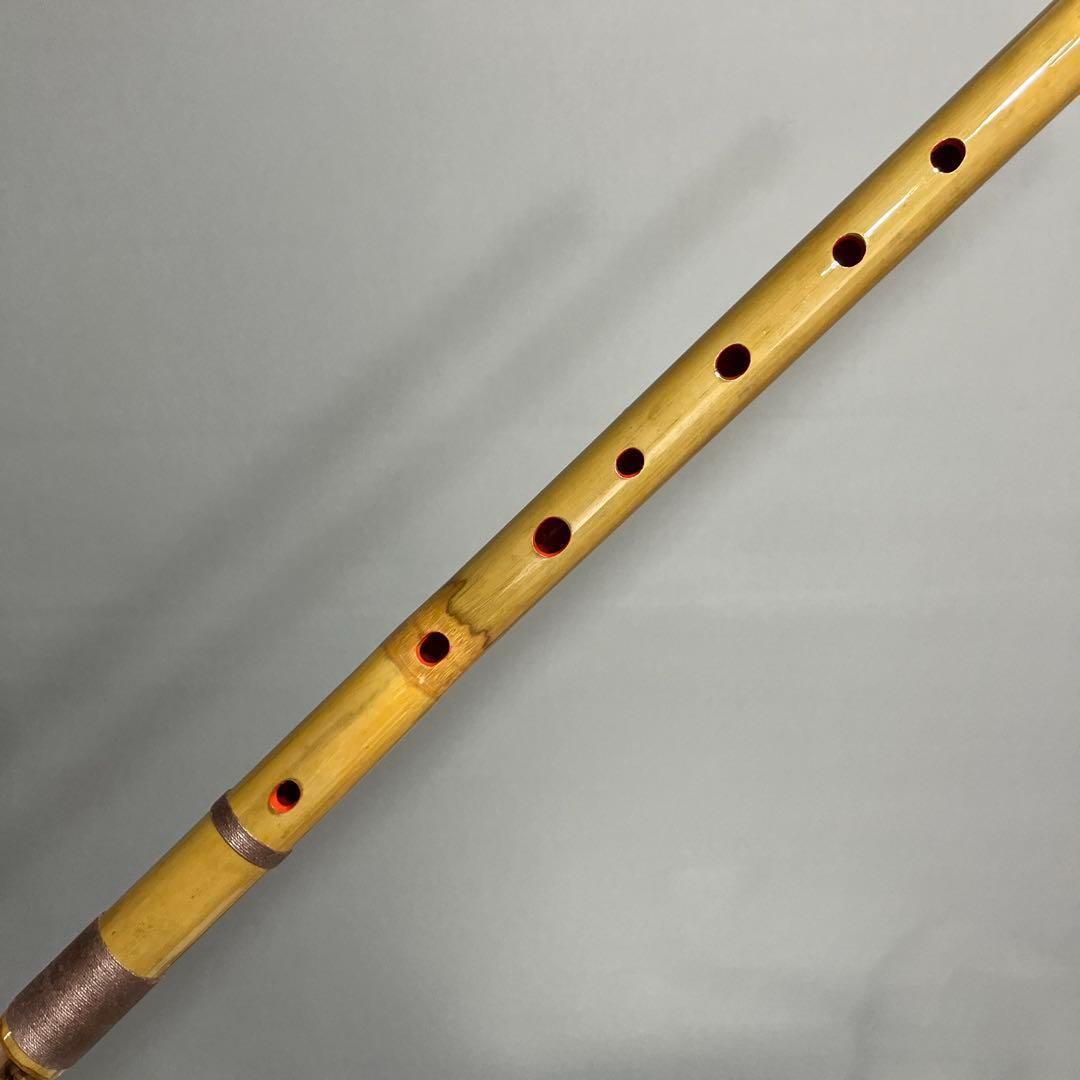 篠笛　一本調子 F管　CMR1-25 唄物　ドレミ調　天地糸巻 　西洋音階