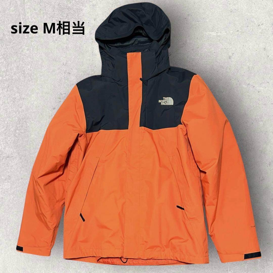 ノースフェイス ダウンジャケット オレンジ US規格S（日本M相当）