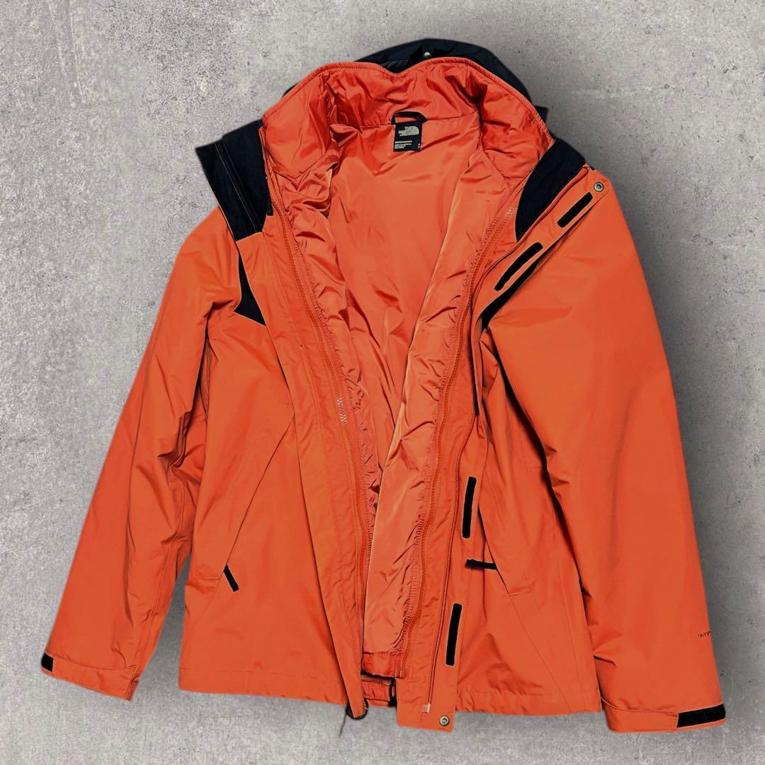 ノースフェイス ダウンジャケット オレンジ US規格S（日本M相当）