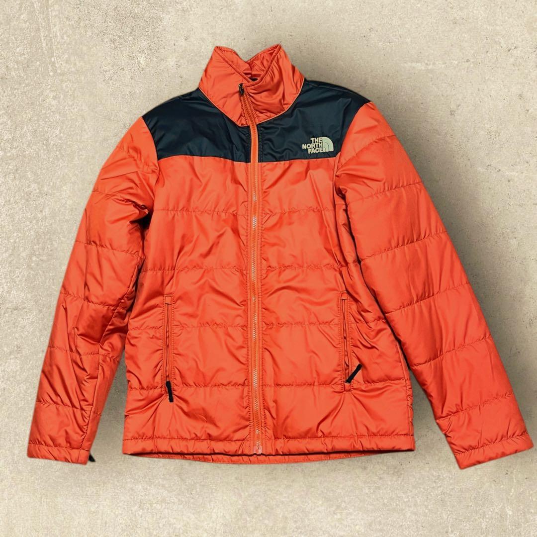 ノースフェイス ダウンジャケット オレンジ US規格S（日本M相当）