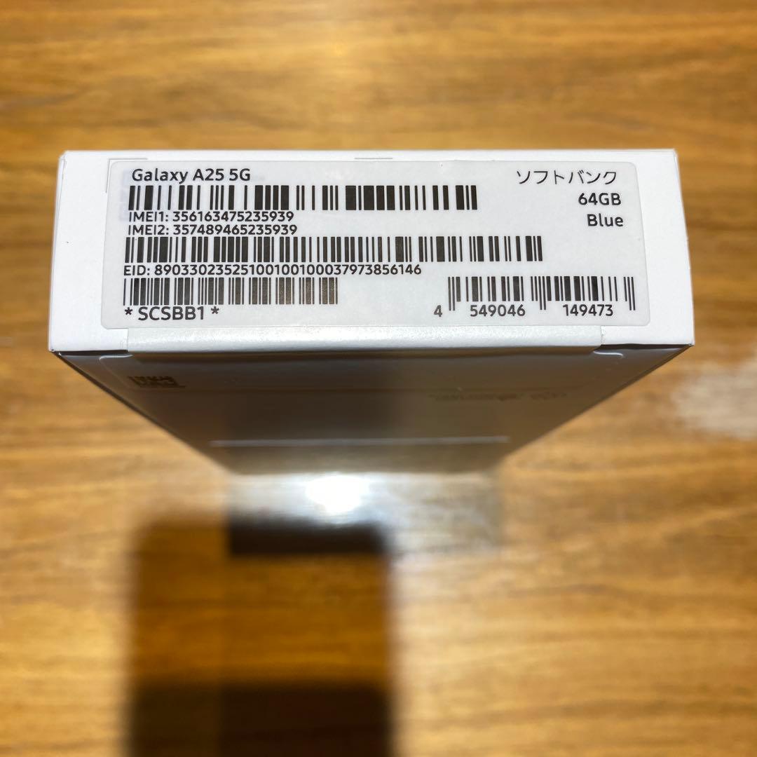 【未使用】Samsung Galaxy A25 5G 64GB Blue