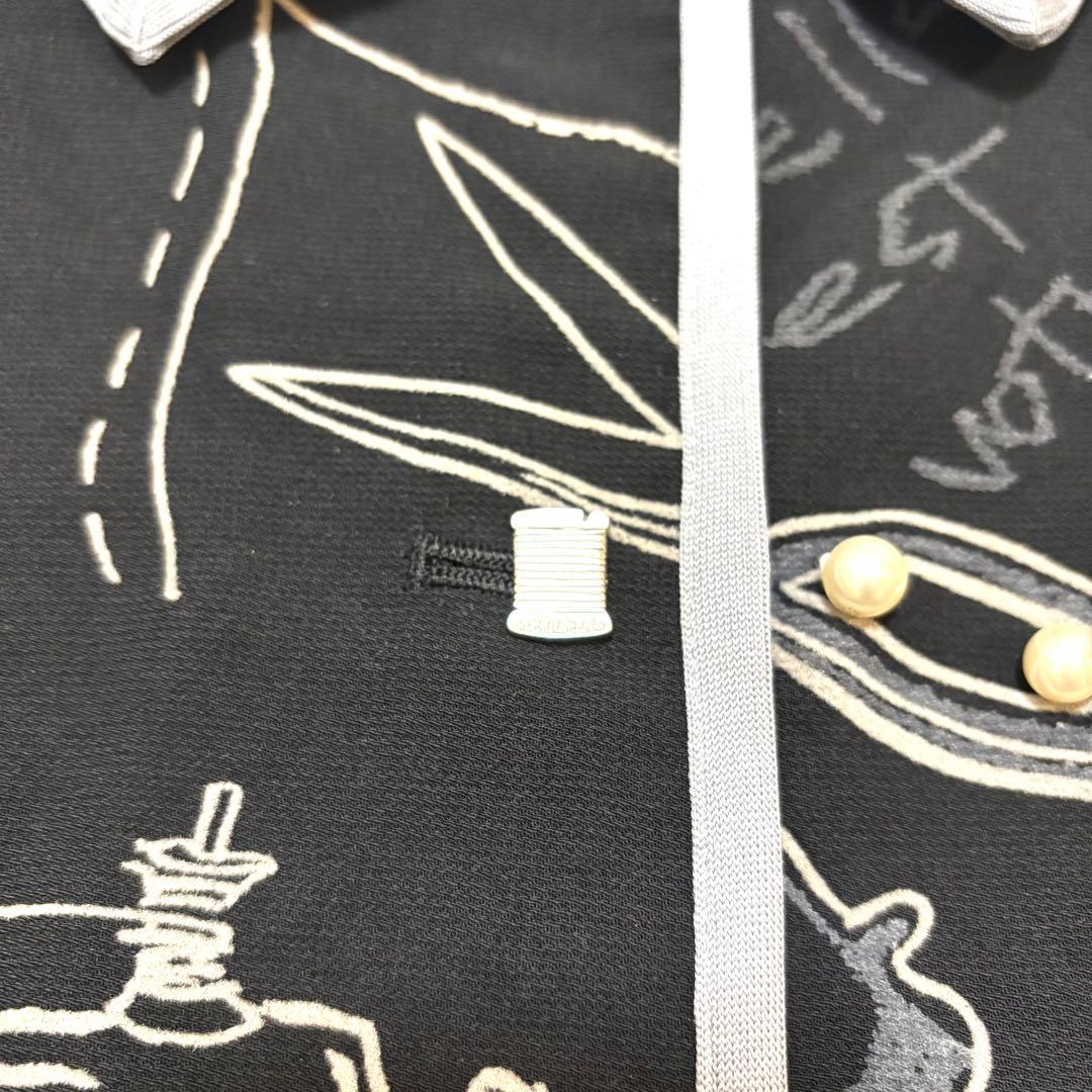 【新品】ALBEROBELLOアルベロベロ　裁縫ジャケット　パール