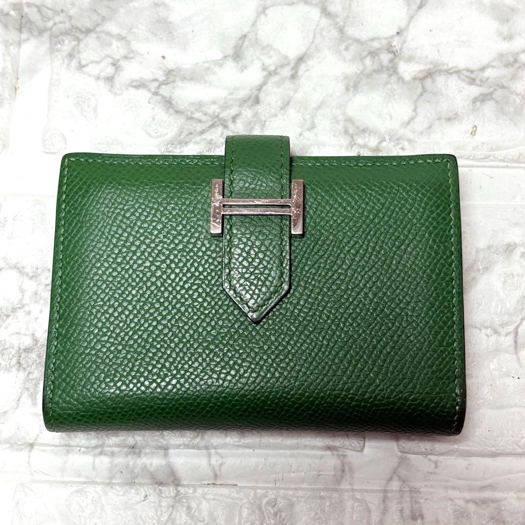 エルメス　HERMES ベアン　カードケース　名刺入れ　定期入れ　ケース