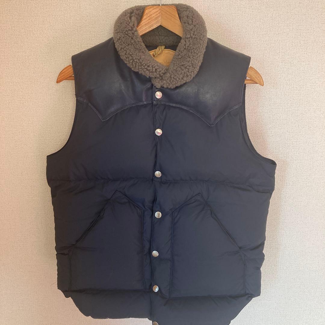 ロッキーマウンテン　ソフネット別注　U.E. ネイビー ダウンベスト