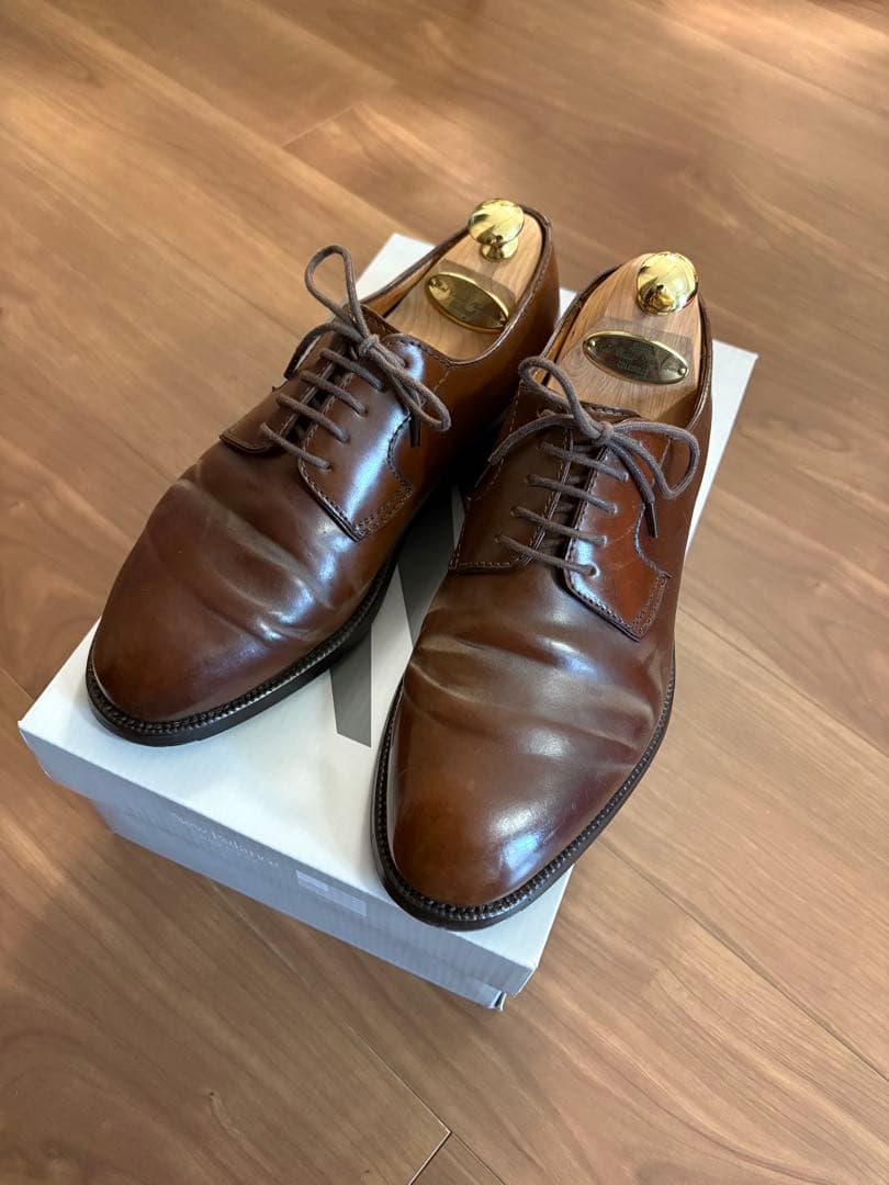 enzo bonafe ボナフェ　5 1/2 コードバン　外羽根　プレーントゥ