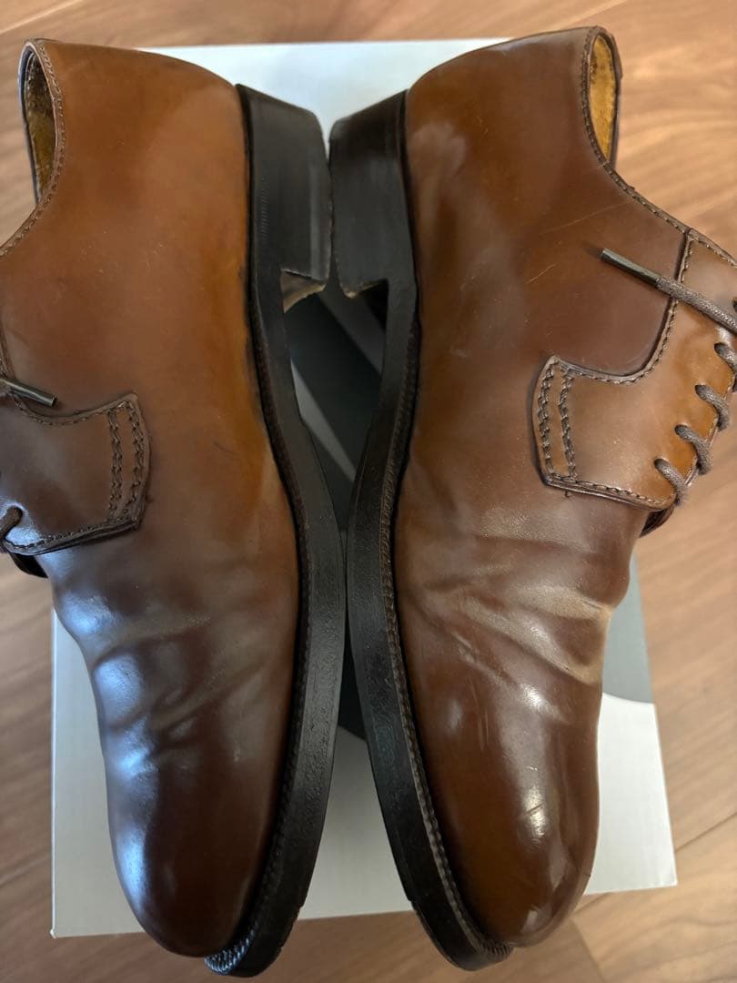 enzo bonafe ボナフェ　5 1/2 コードバン　外羽根　プレーントゥ