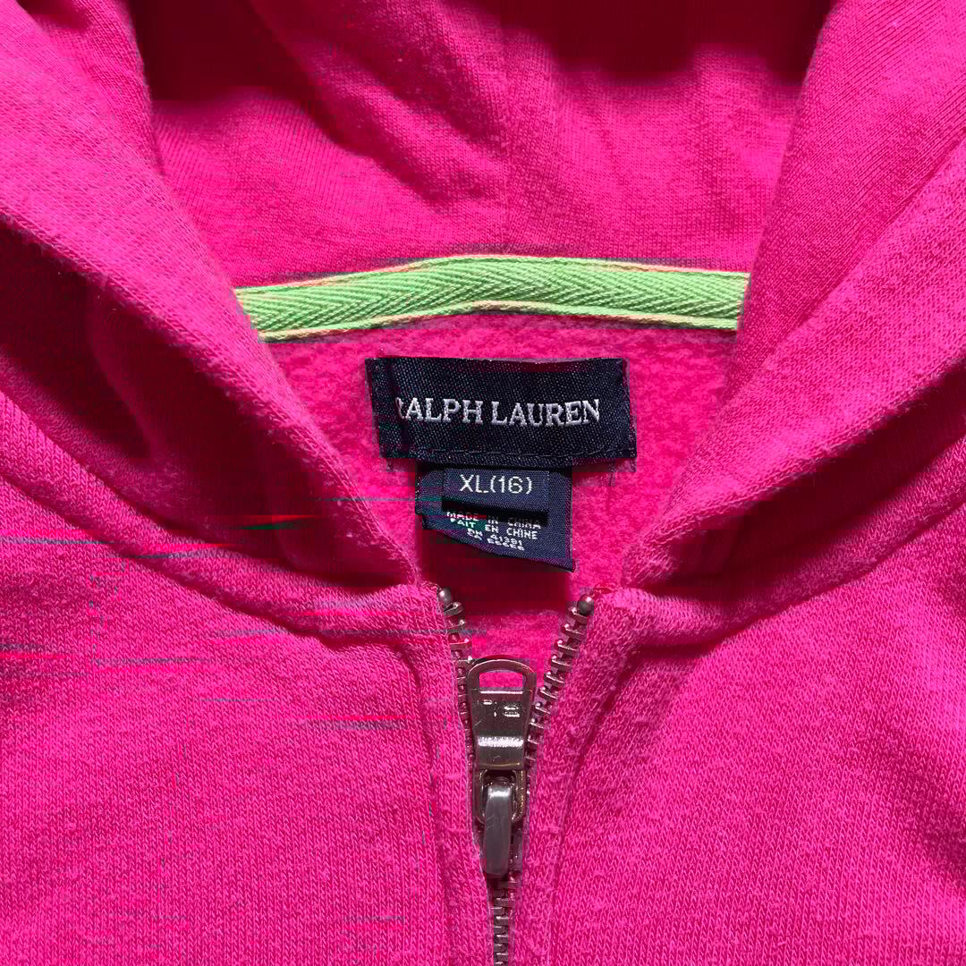 Y2K Ralph Lauren ラルフローレン　ビッグポニー　ジップ　パーカー